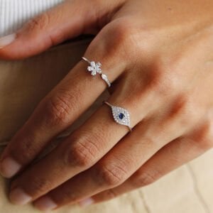 Ayarlanabilir Çiçek Yüzük