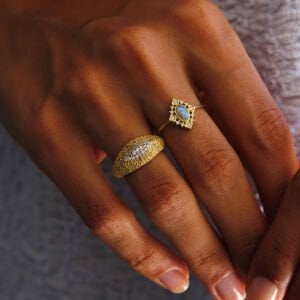 Tasarım Dome Yüzük (Ayarlanabilir)