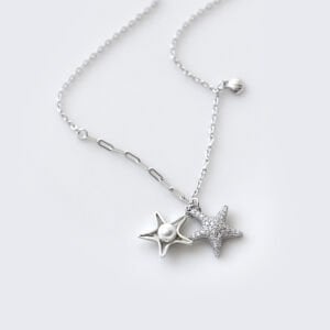 İncili Deniz Yıldızı Kolye