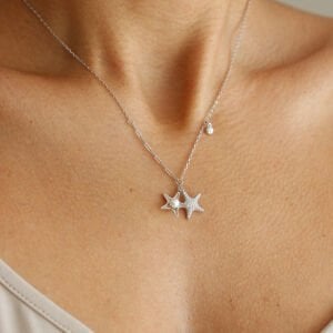 İncili Deniz Yıldızı Kolye