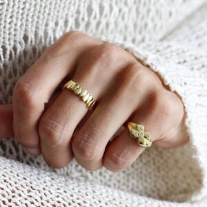 Ayarlanabilir Yonca Sovalye Yüzük