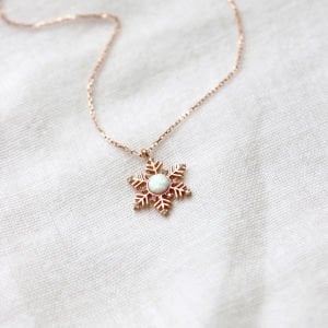 Opal Kar Tanesi Kolye