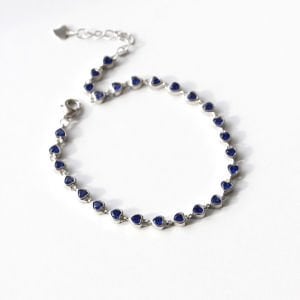 Safir Kalp Su Yolu Bileklik