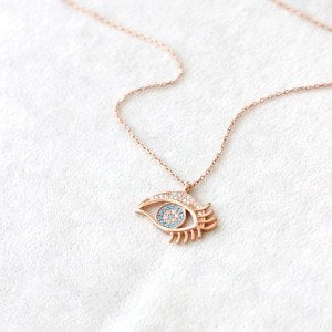 Tasarım Göz Kirpik Kolye