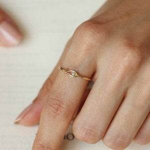 Minimal  Balık Yüzük