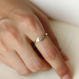 Turkuaz Yıldız Figür Yüzük