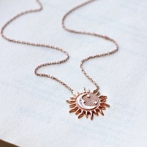 Güneş Ay Yıldız Kolye