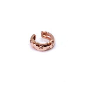 Yıldız Figür Kıkırdak Küpesi Cuff