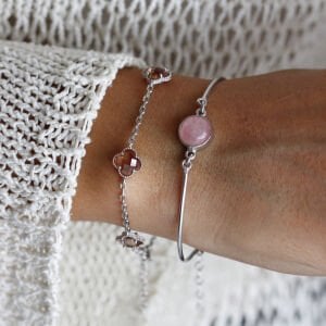 Zultanit Taşlı Yonca Bileklik