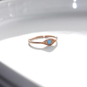 Turkuaz Göz Yüzük