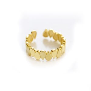 Damla Motif Ayarlanabilir Yüzük