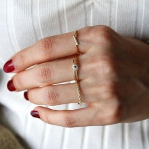 Çift Tel Smoyk Yüzük