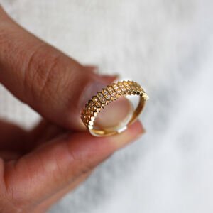 Sıralı Mekik Figür Yüzük