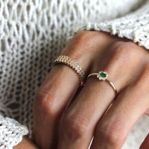 Sıralı Mekik Figür Yüzük