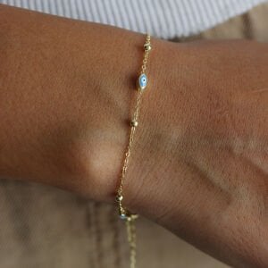 Top Top Mekik Göz Bileklik