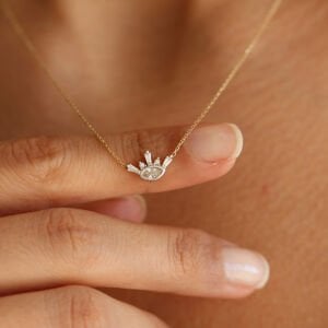 Baget Kirpik Göz Kolye