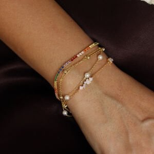 İncecik Renkli Su Yolu Bileklik