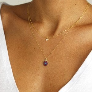 Minimal Yıldız Kolye