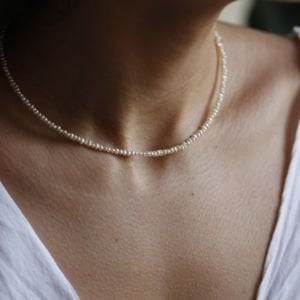 Kum İncisi Kolye 33 cm +5