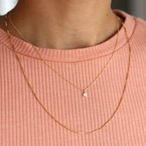 Top Top Çubuk Detaylı Zincir 50 cm