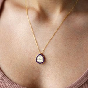 Nazar Boncuklu Göz Kolye