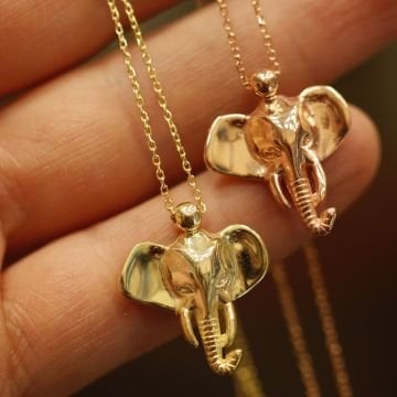 Tasarım Fil Kolye