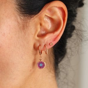 Sallantılı Nar Halka Küpe