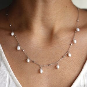 Sıralı Barok İnci Kolye