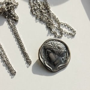 Antik Yunan – Sicilya Hieron Motifli Kolye Ucu