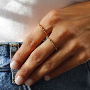 Tasarım Mini Top Top Yüzük