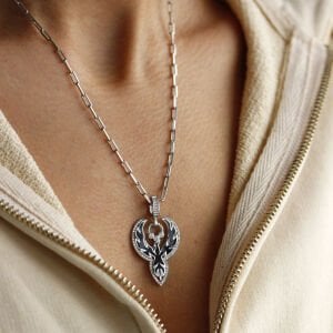 Anka Kuşu Kolye Ucu