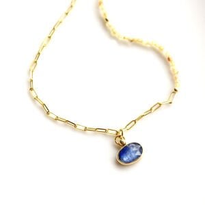 Kyanit Taşlı Tasarım Kolye II