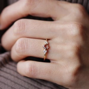 Square Zultanit Yüzük