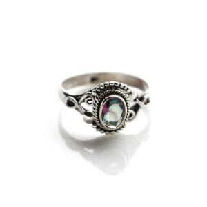 Boho Style Mistik Topaz Tasarım Yüzük