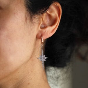 Uzun Kutup Yıldızı Küpe