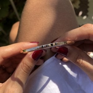 El Yapımı Dövme Love Bileklik