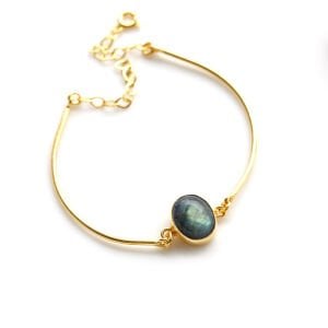 Tel Labradorit Bileklik