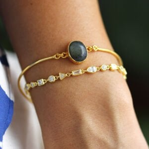 Tel Labradorit Bileklik