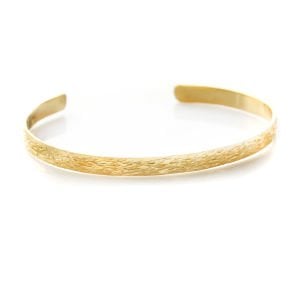 Ağaç Kabuğu Cuff Bileklik (Unisex)