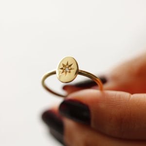 Plaka Kutup Yıldızı Yüzük