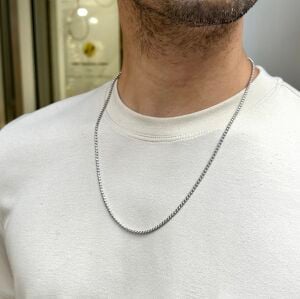 İtalyan Kalemli Top Zincir 60 cm