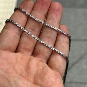 İtalyan Dörtgen Bismark Zincir 60 cm