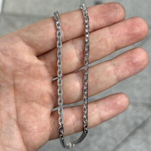 İtalyan Kalın Köşeli Forse Zincir 60 cm