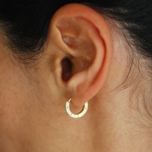 Etnik Desenli Halka Küpe