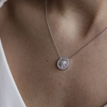 Pırlanta Montur Baget Kolye