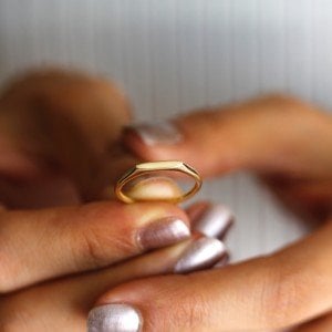 İnce Çizgi Yüzük