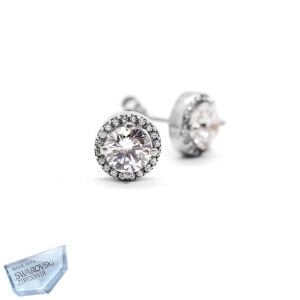 Swarovski 1 Karat Tek Taş Küpe