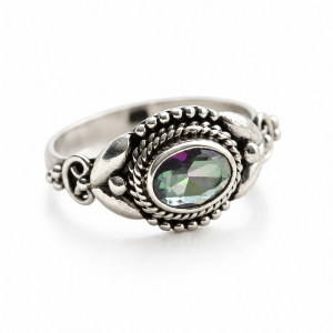 Boho Style Mistik Topaz Yüzük