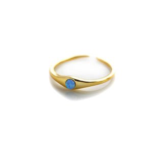 Dome Opal Yüzük (Ayarlanabilir)