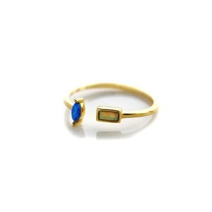 Mekik Baget Opal Yüzük (Ayarlanabilir)